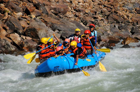 rafting in rishikesh organised from the camp